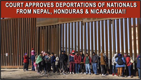 Now It is Not Just the Haitians who Trump is Sending Home!