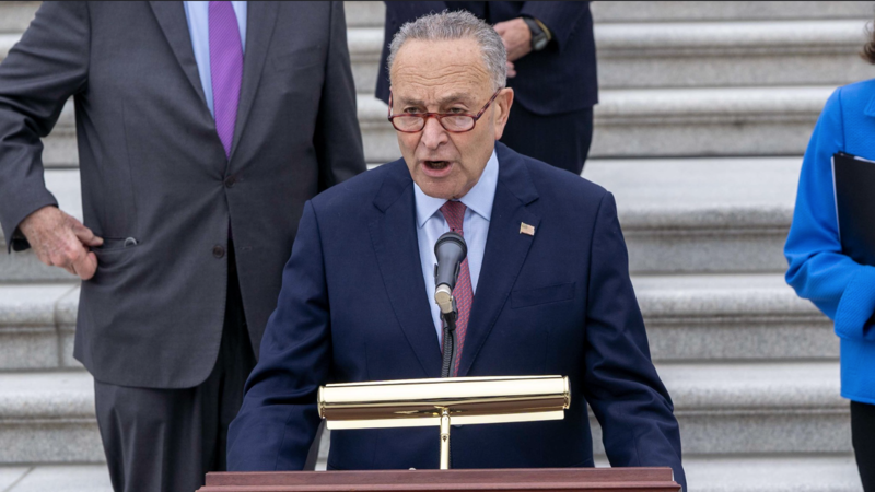 Chuck Schumer Claims Republican Bill Supporting Parents' Rights in Education is 'Orwellian' 