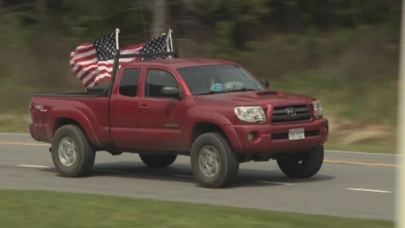 A School Demanded That a Student Remove American Flags from His Pickup, So He Stopped Showing Up