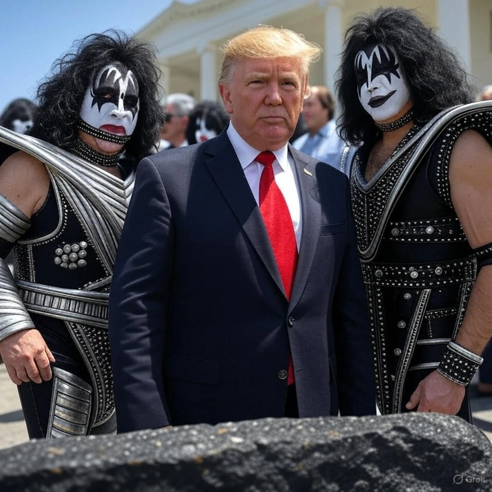 Trump Gives The Kennedy Center Honors A Big, Wet KISS