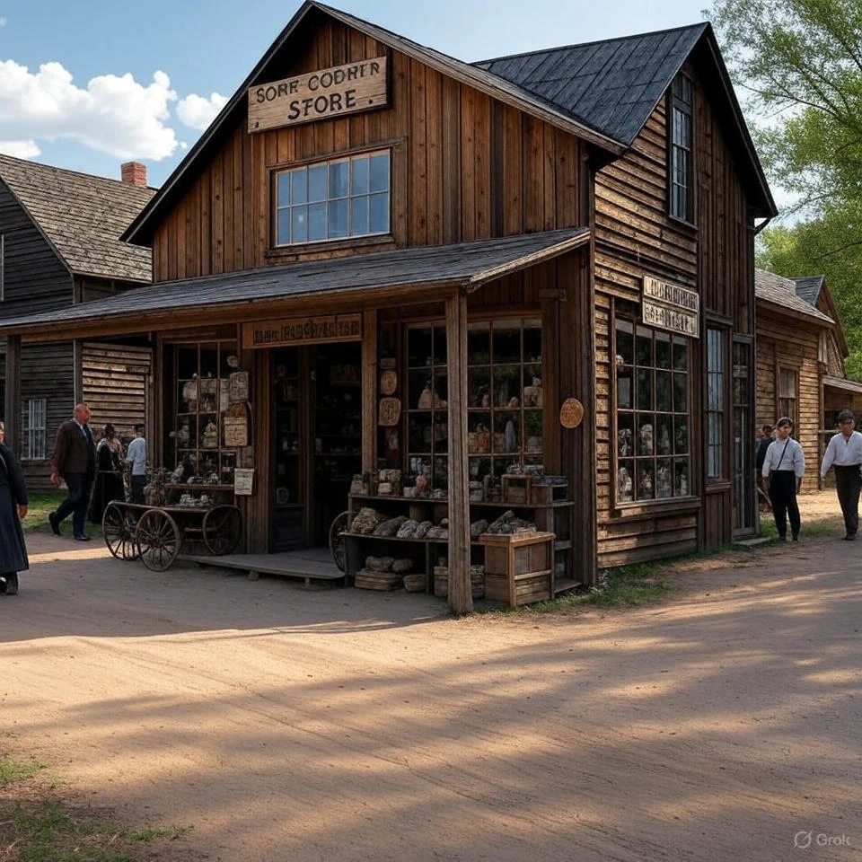 Americans Push for 19th-Century Country Store Dining to Instill Traditional Values in 80 Million Immigrants