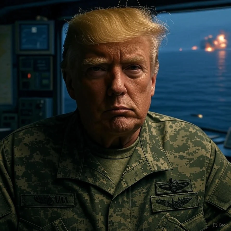 Daddy Trump Orders U.S. Military Strike on Tren de Aragua Narcoterrorists at Sea, Killing 11 in Fiery Operation