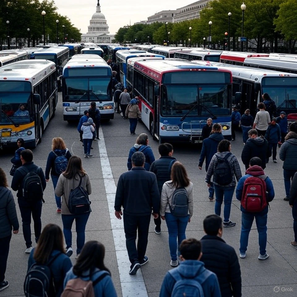 Who’s Funding the Outsiders Bussed to D.C. to Protest for More Crime?