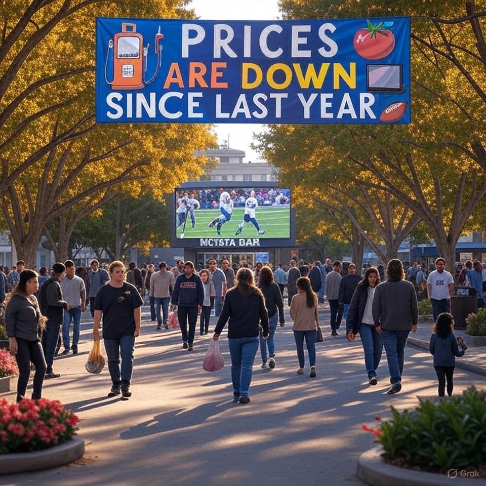 White House Hails Price Drops Across the Board as NFL Sundays Return, Outshining Democrats’ Inflation Fears