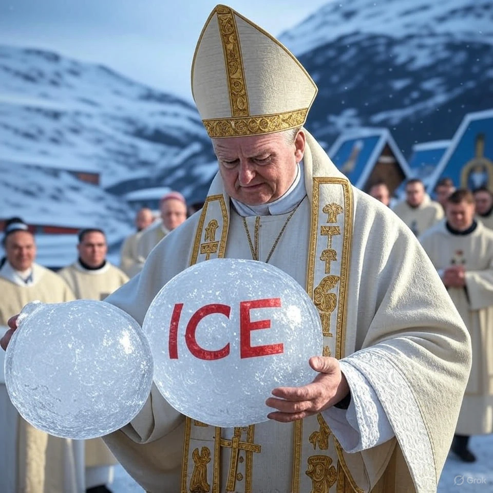 Pope Leo XIV’s Greenland Ice Blessing Sparks Pagan Controversy, Signals Covert Support for U.S. ICE Deportations