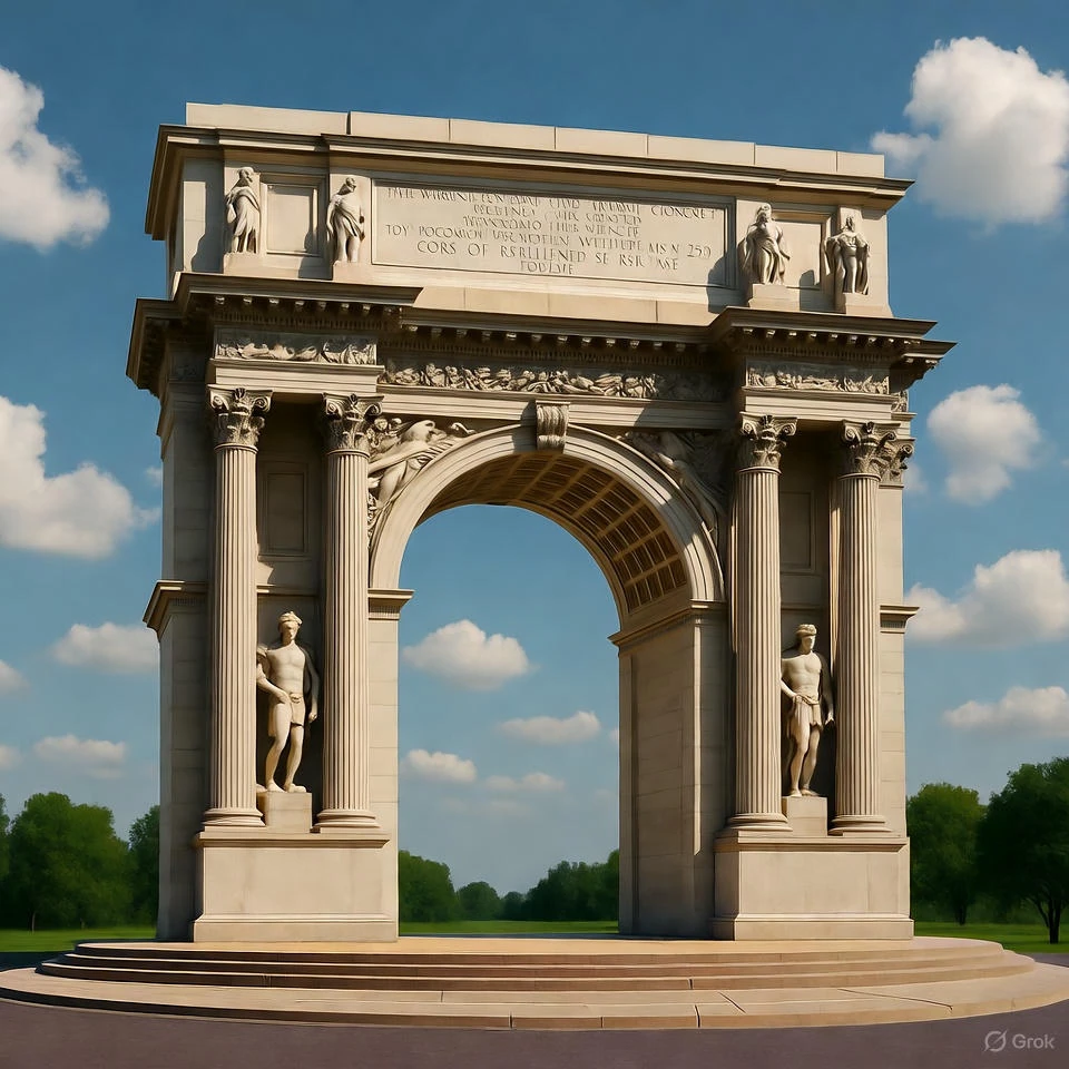 #America250: Grand Triumphal Arch Proposed for Arlington Circle to Honor 250 Years of Resilience