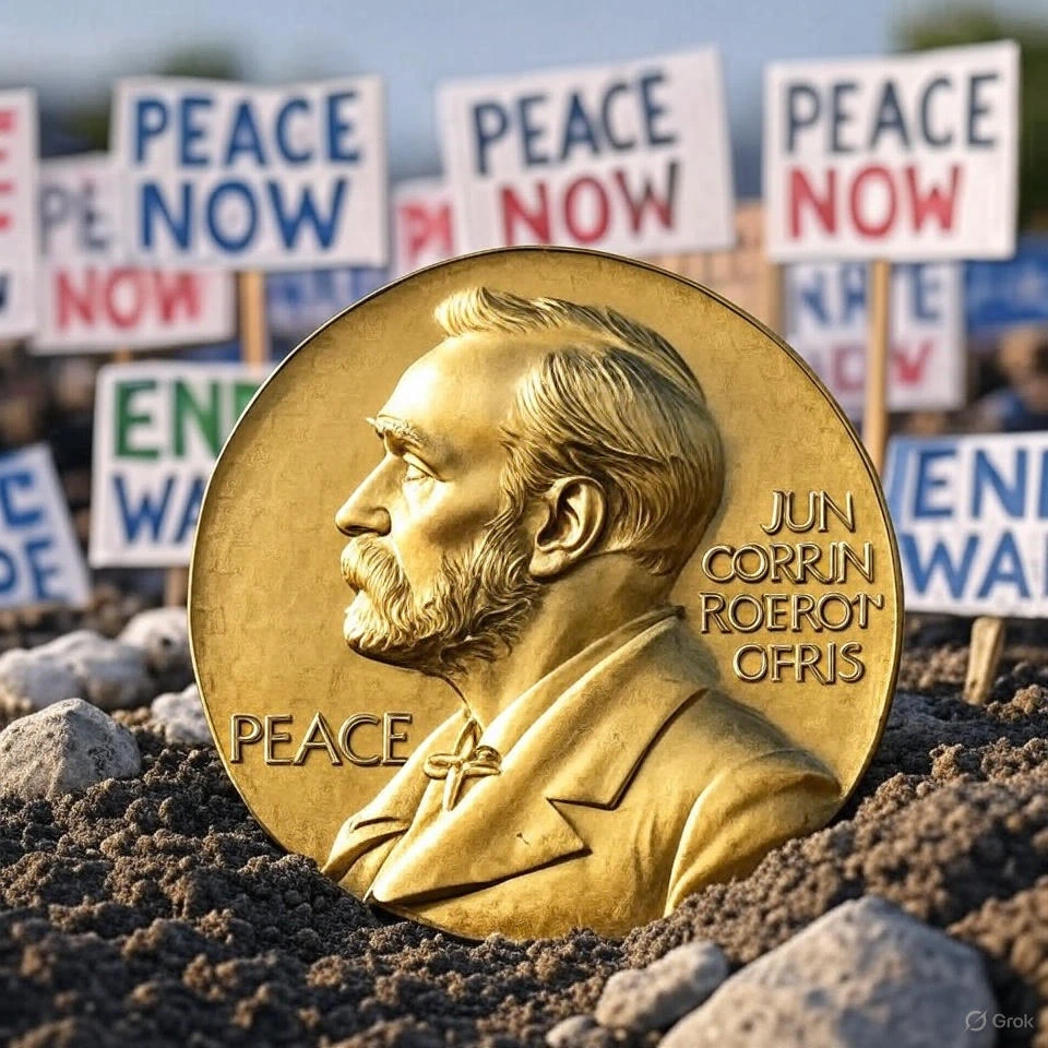 Nobel Snubs Trump’s Gaza Ceasefire Triumph, Awards NED-Backed Machado for Stoking Chaos Over Peace