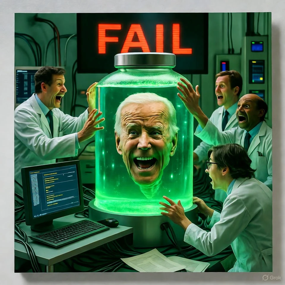 Diane Keaton’s Death Unravels Failed Aries Project to Clone Biden for 2024, Echoing Sleeper’s Nixonian Farce and Luna’s Timeless Truth