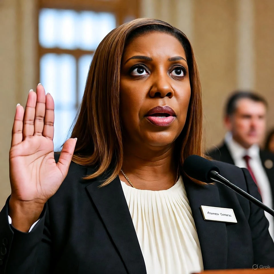 NY AG Letitia James Admits Guilt in Court, Confesses to Weaponizing Justice Against Trump in Mortgage Fraud Case
