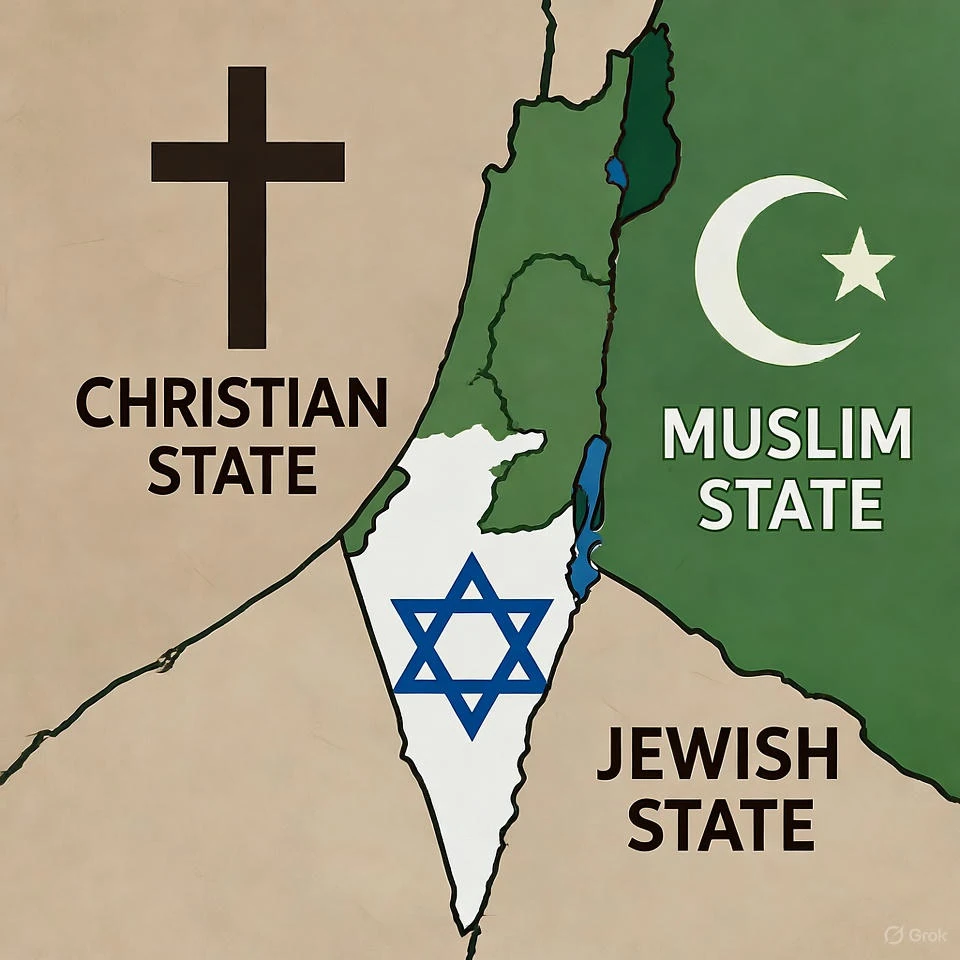 JD Vance Skips Wall-Kissing Ritual, Signals Push for Christian State of Jerusalem in Three-State Solution