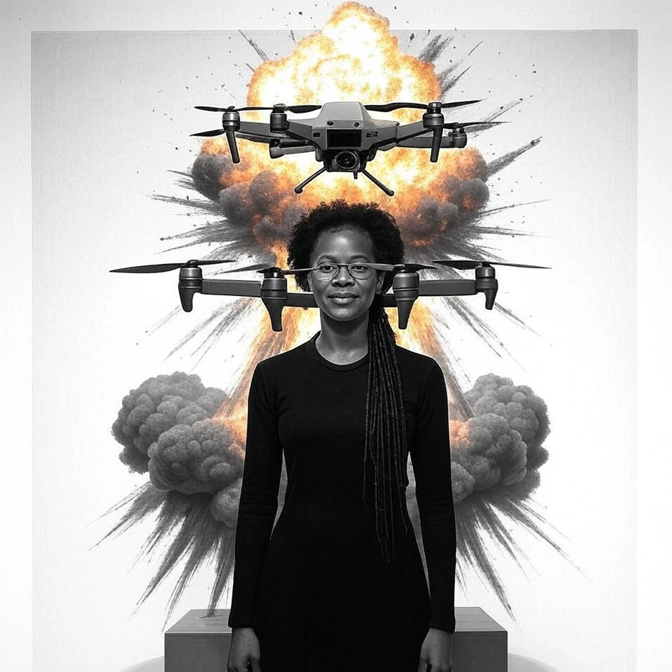 Kara Walker’s Unmanned Drone Sculpture Sparks Outrage as Critics Slam Her Racially Charged Destruction of Stonewall Jackson Statue