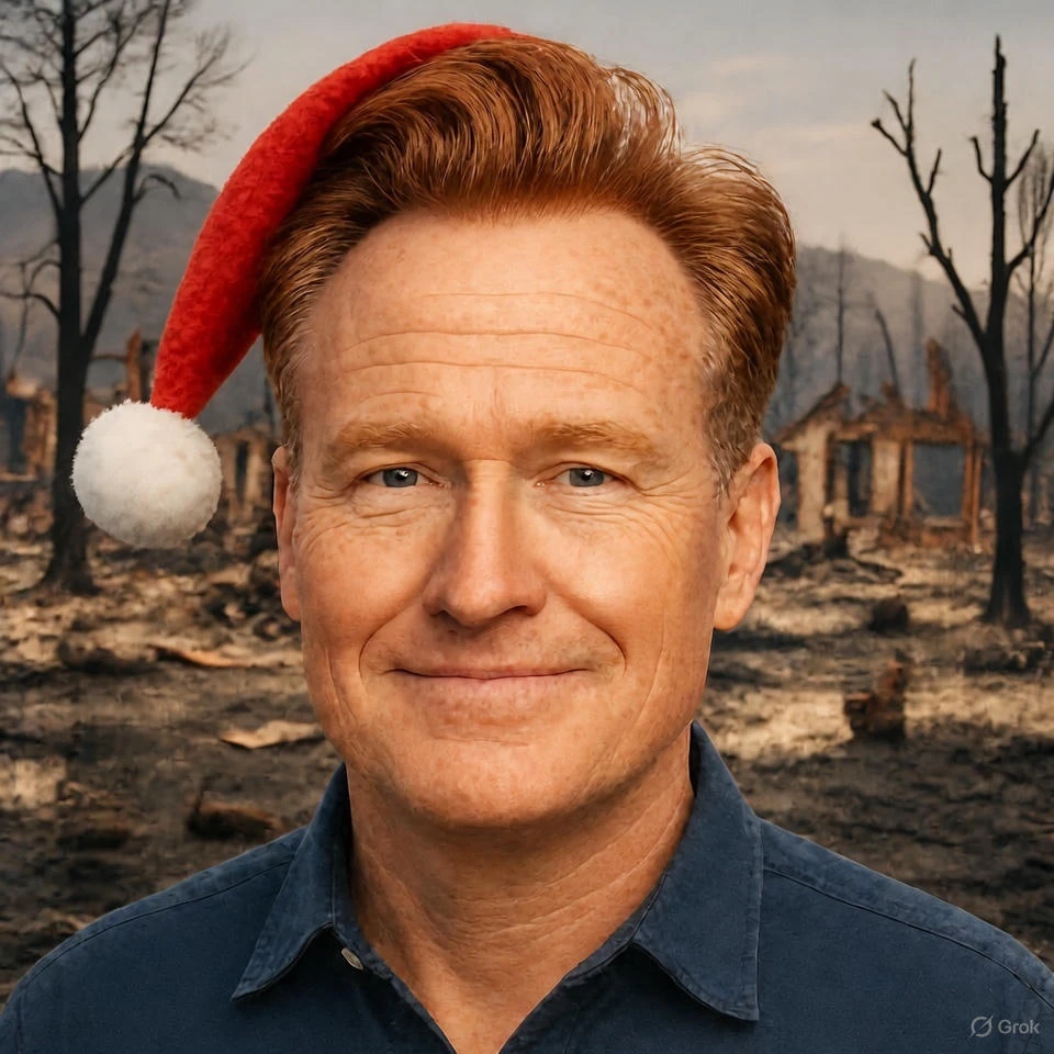 Conan O’Brien's X-mas Party Spoiled By Victim Of Hollywood Degeneracy