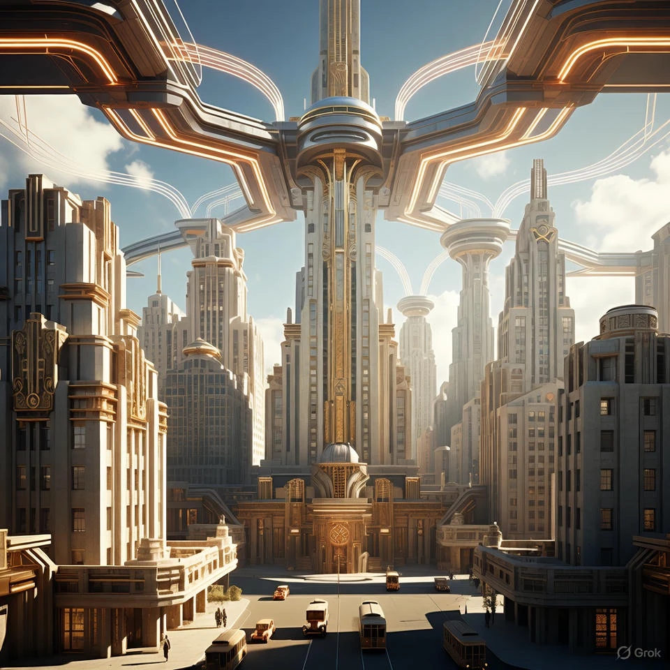 1930s Technate Utopia Demands Venezuelan Oil for Energy Abundance Success