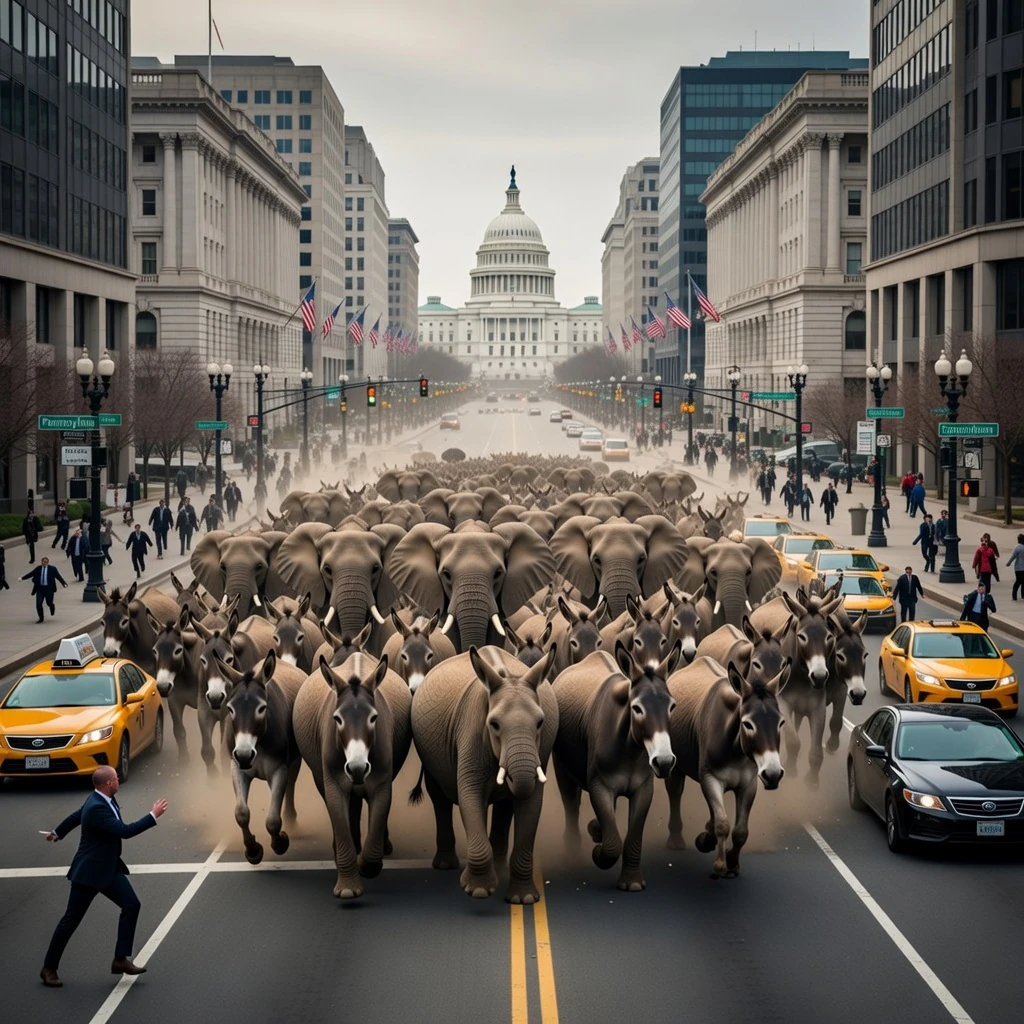 Uniparty Senators Flee Washington, Abandoning DHS Funding and SAVE Act Passage