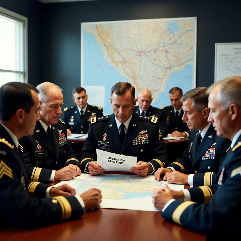 U.S. Epic Fury Strikes Iran, Vowing Military Crush and Regime Fall