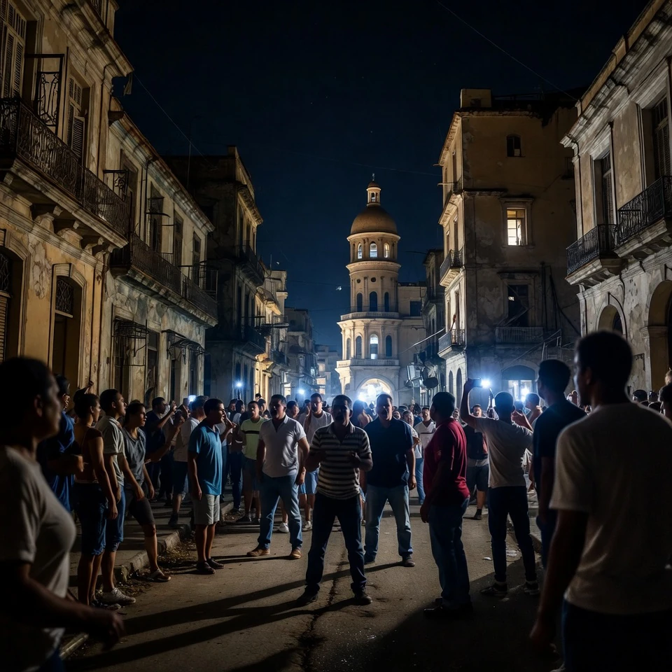 Crippling Havana Blackouts Ignite Night Protests Against Communist Collapse