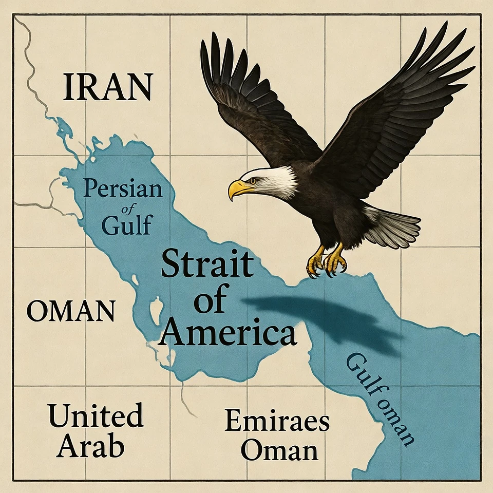 Trump Trolls Critics: Renames Strait of Hormuz ‘Straight of America’