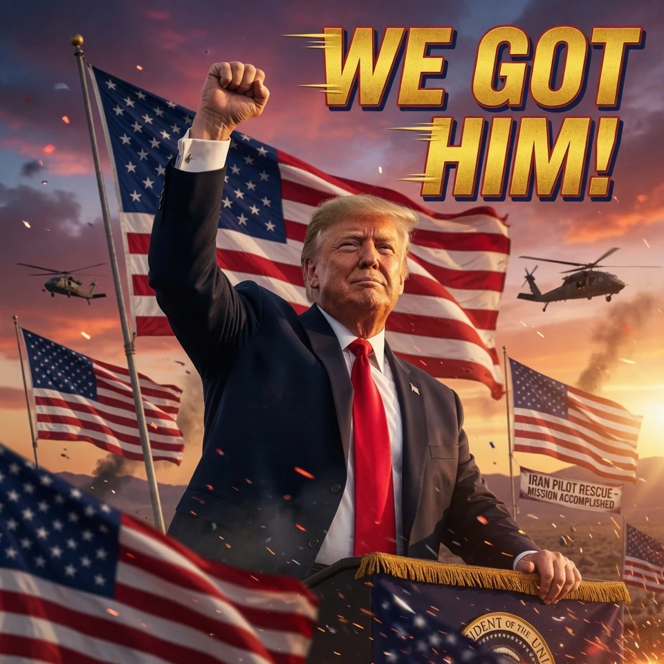 Trump’s ‘WE GOT HIM!’ Iran Pilot Rescue Triumphs Over Haters