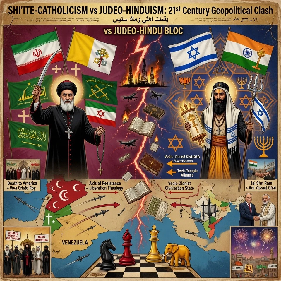 Unpredicted: Shi'ite-Catholicism vs Judeo-Hinduism Geopolitical Clash