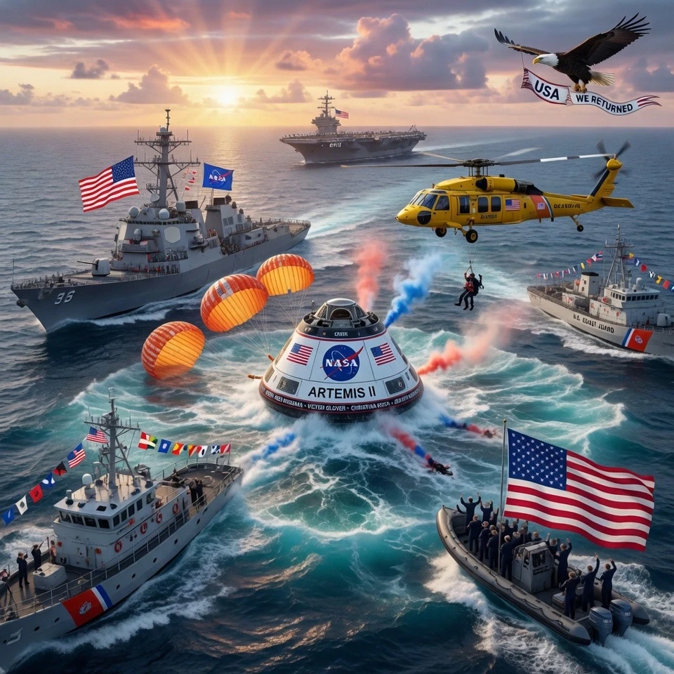 Artemis II Crew Safely Returns from Record Lunar Journey