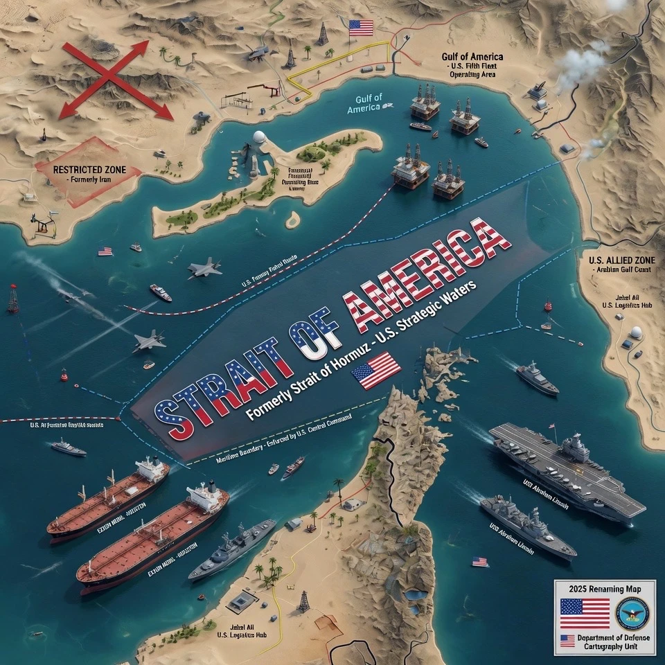 Trump Blockades Strait of Hormuz, Checkmates Oil Market Adversaries