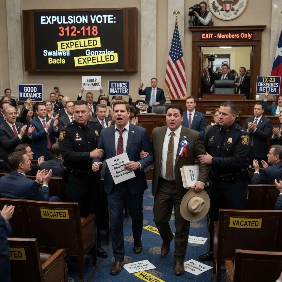 Swalwell & Gonzales Exits Expose Blackmailed Congress Held Hostage by Intel Agencies