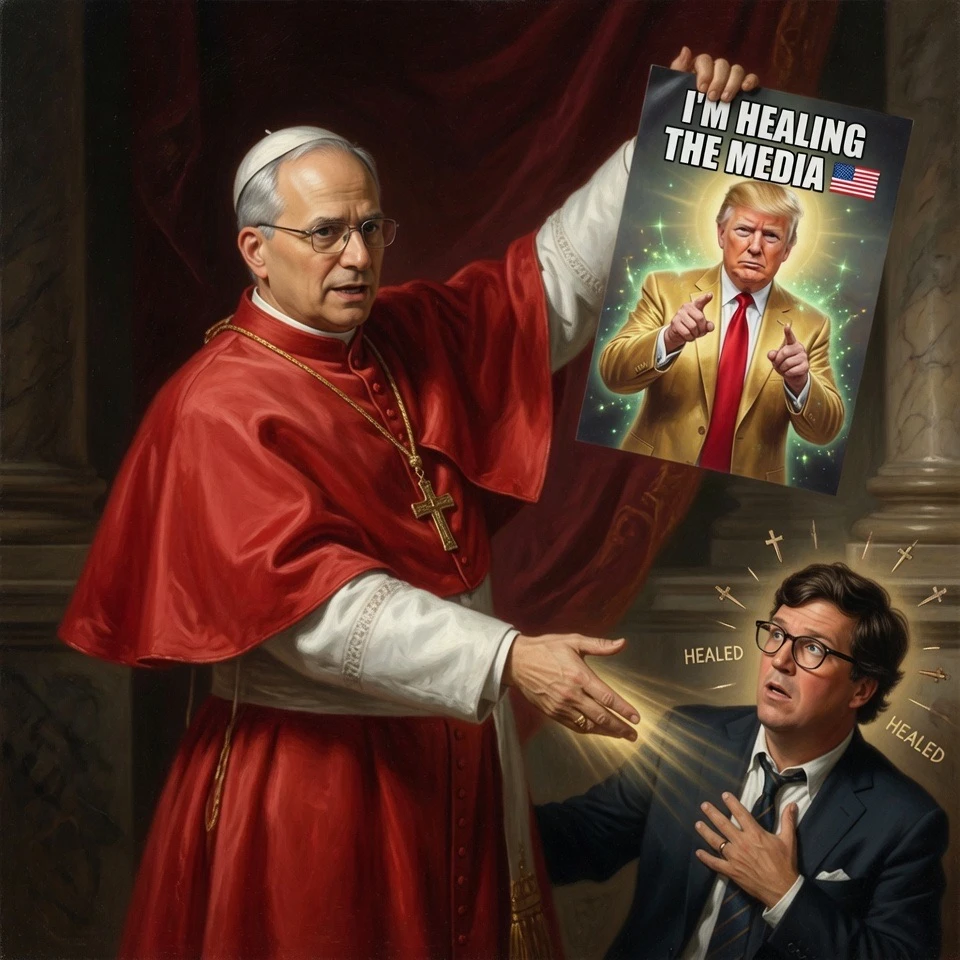 Trump’s Red-Robed Psyop Heals TDS, Mocks Antichrist Prophecy