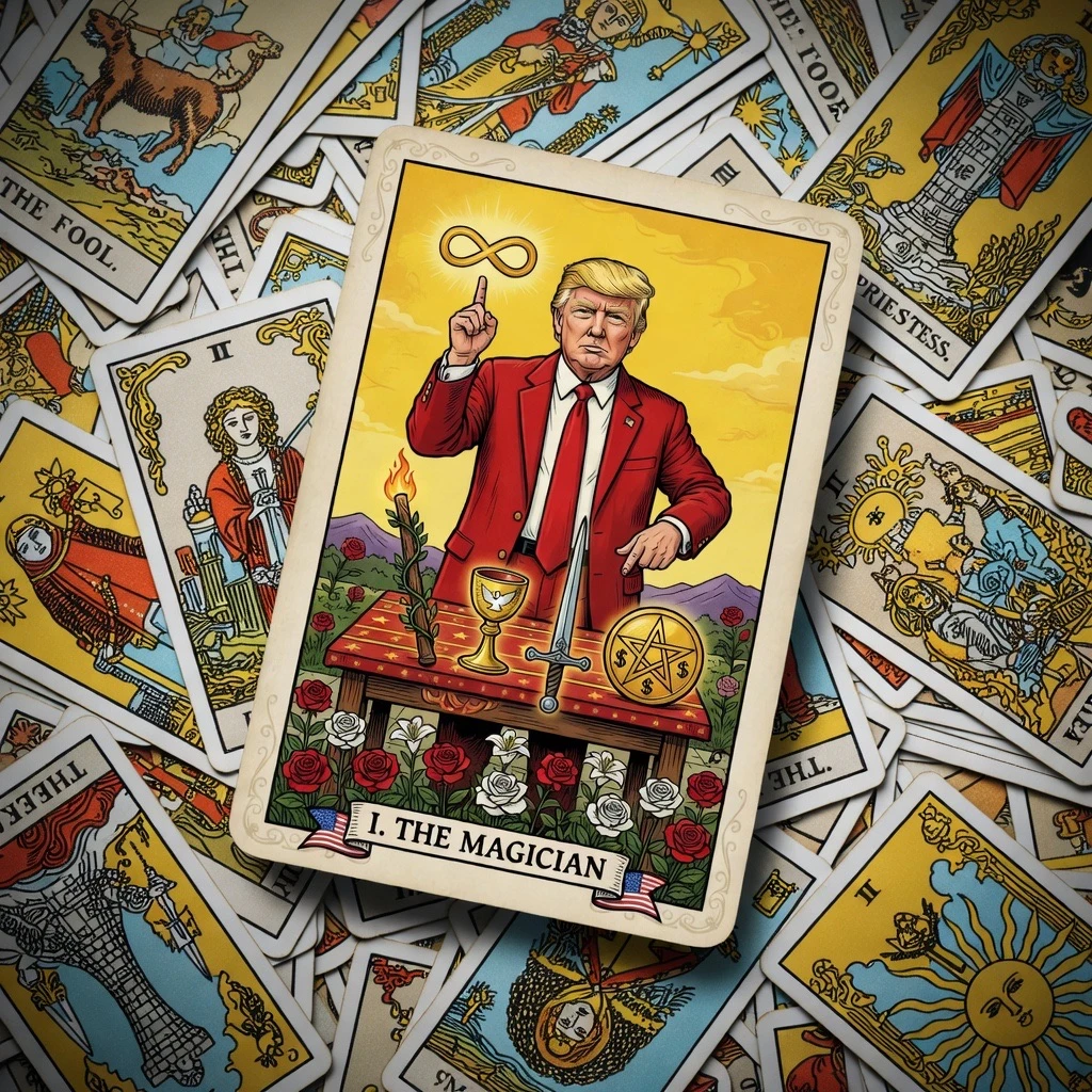 Trump: Cosmic Trickster Shatters Matrix in Galactic Awakening