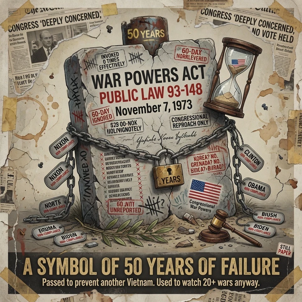Congress Ignores Unconstitutional War Powers Deadline Amid Iran Ceasefire