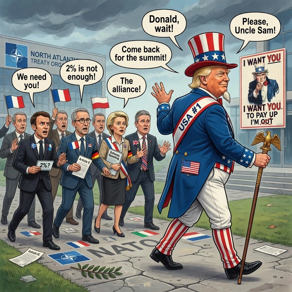 Trump Pulls US from NATO After Europe Backs Iran in Epic Fury