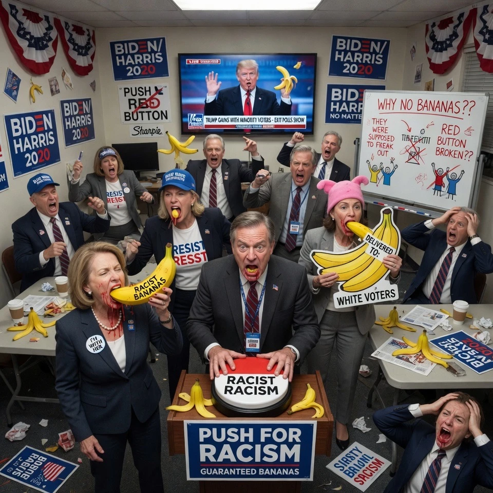 Left’s Extinction Rage Erupts as Racism Accusations Lose Their Power