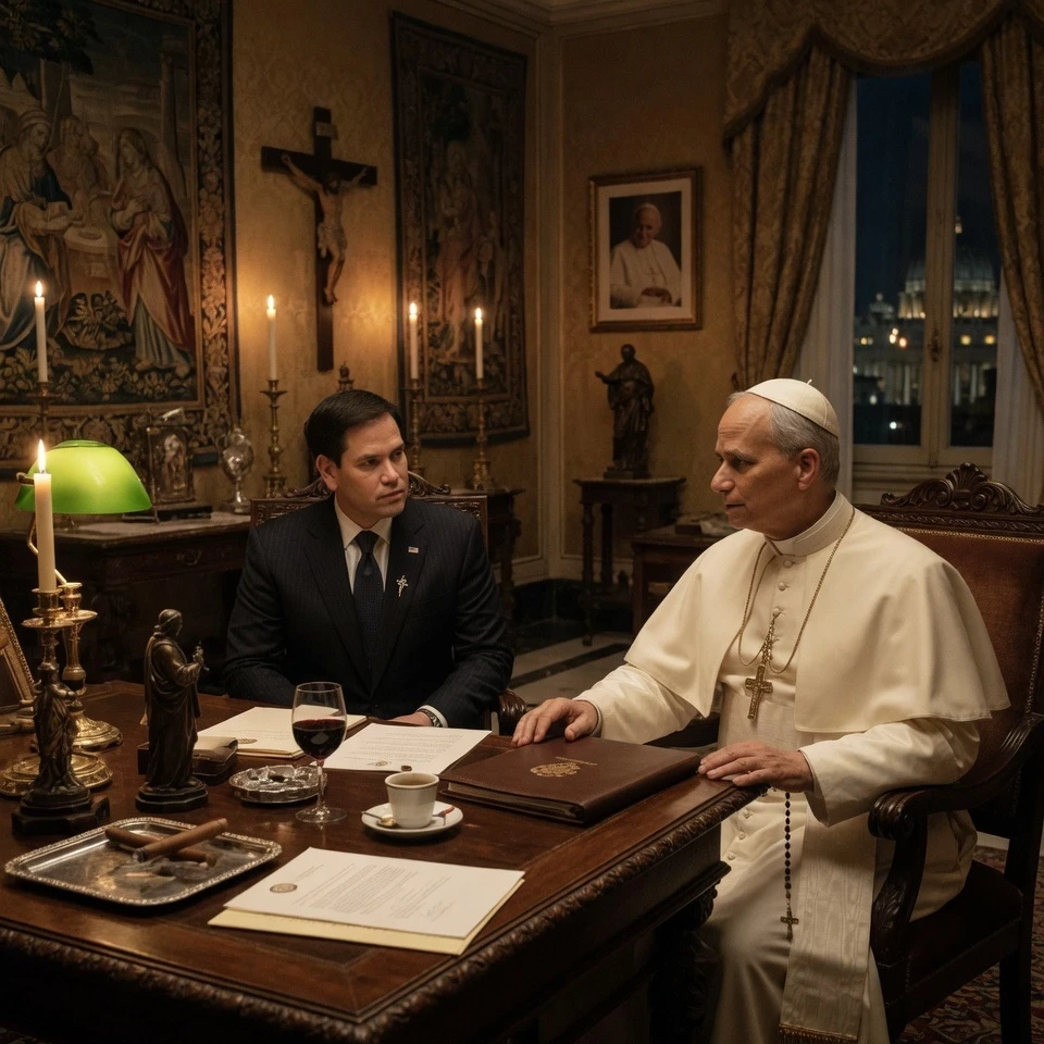 Rubio Meets Pope Leo Amid Trump’s Cartel, Iran, Church Attacks