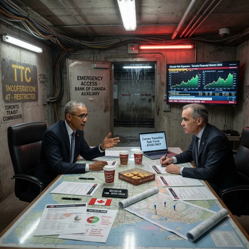 Obama Secretly Meets Carney on Failed Canada 2020 Plot Last Night