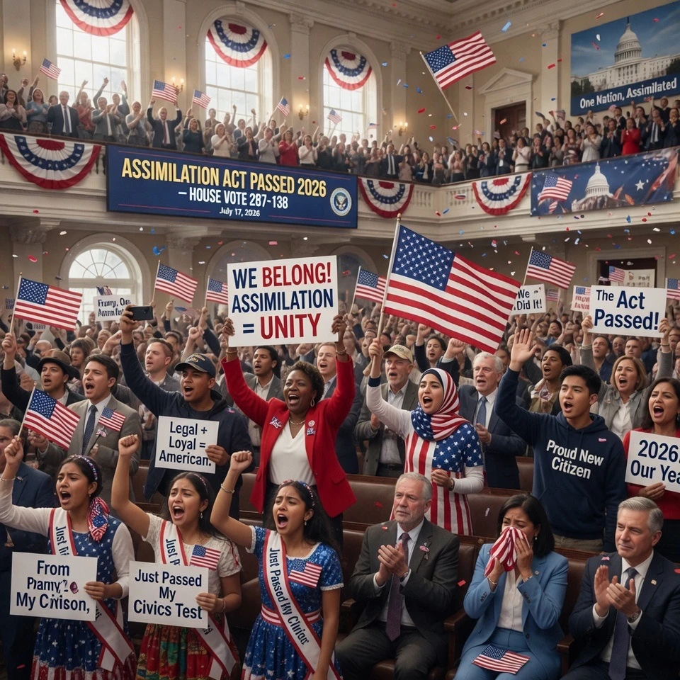 Patriot Dream: Millions Erupt in Euphoria as Assimilation Act Restores American Sanity