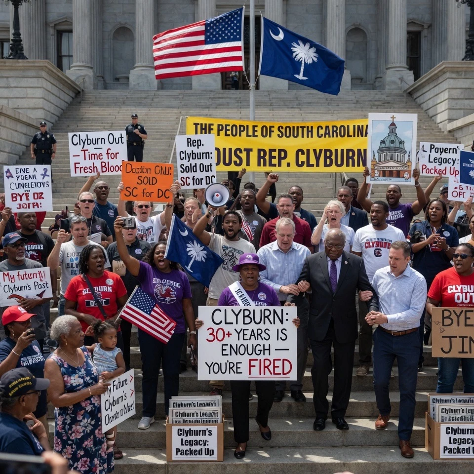 South Carolina House Passes 7-0 Map Ousting Rep. Clyburn