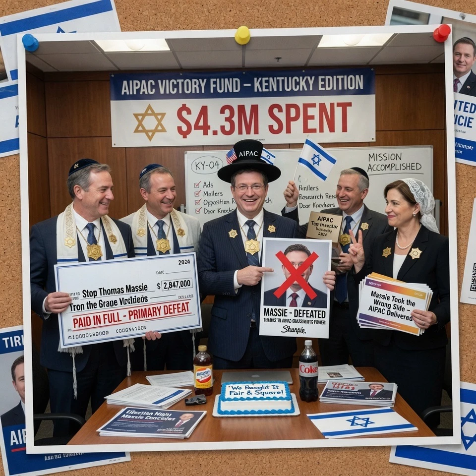 AIPAC Brags Buying Massie Election as Trump Ignores Fraud Claims