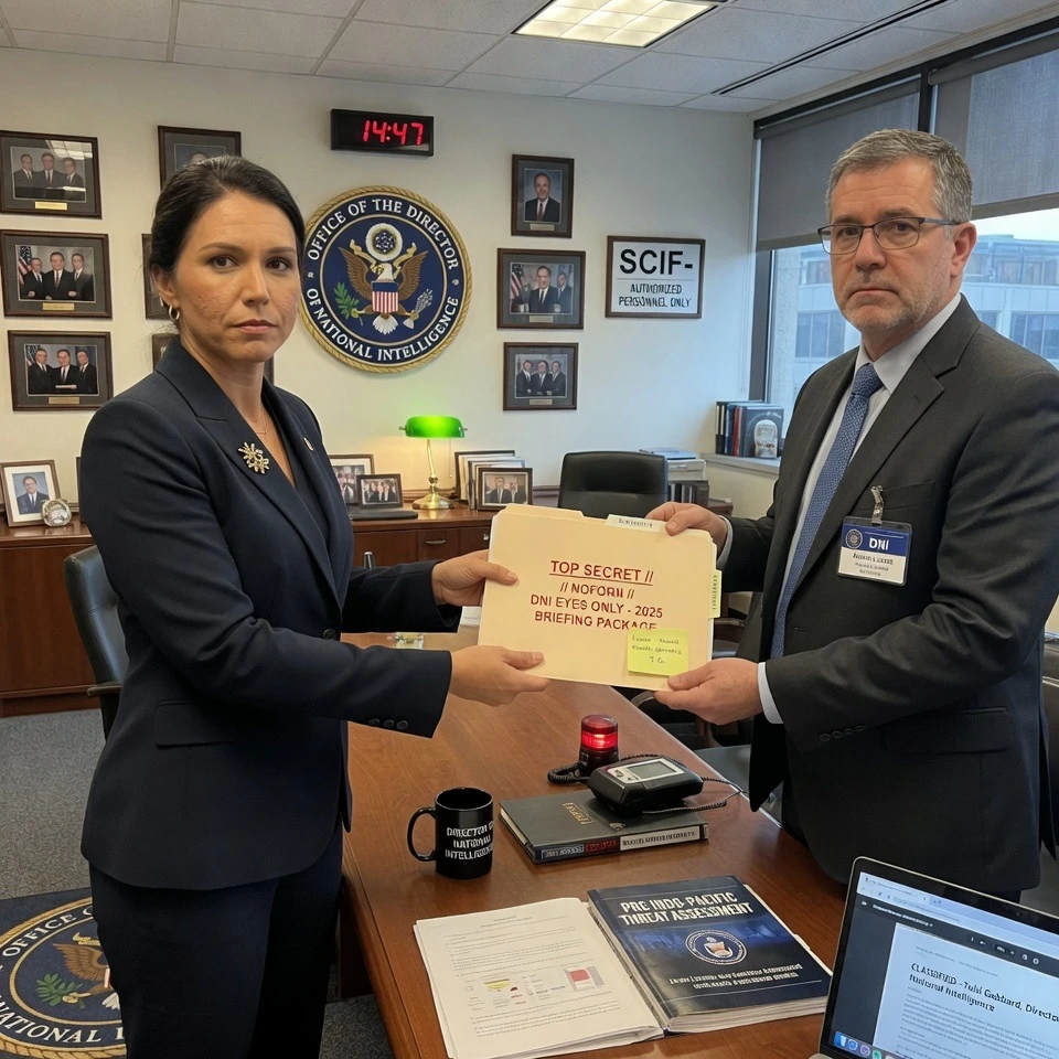 Tulsi Gabbard Resigns as DNI, Anti-DEI Critic Aaron Lucas Succeeds