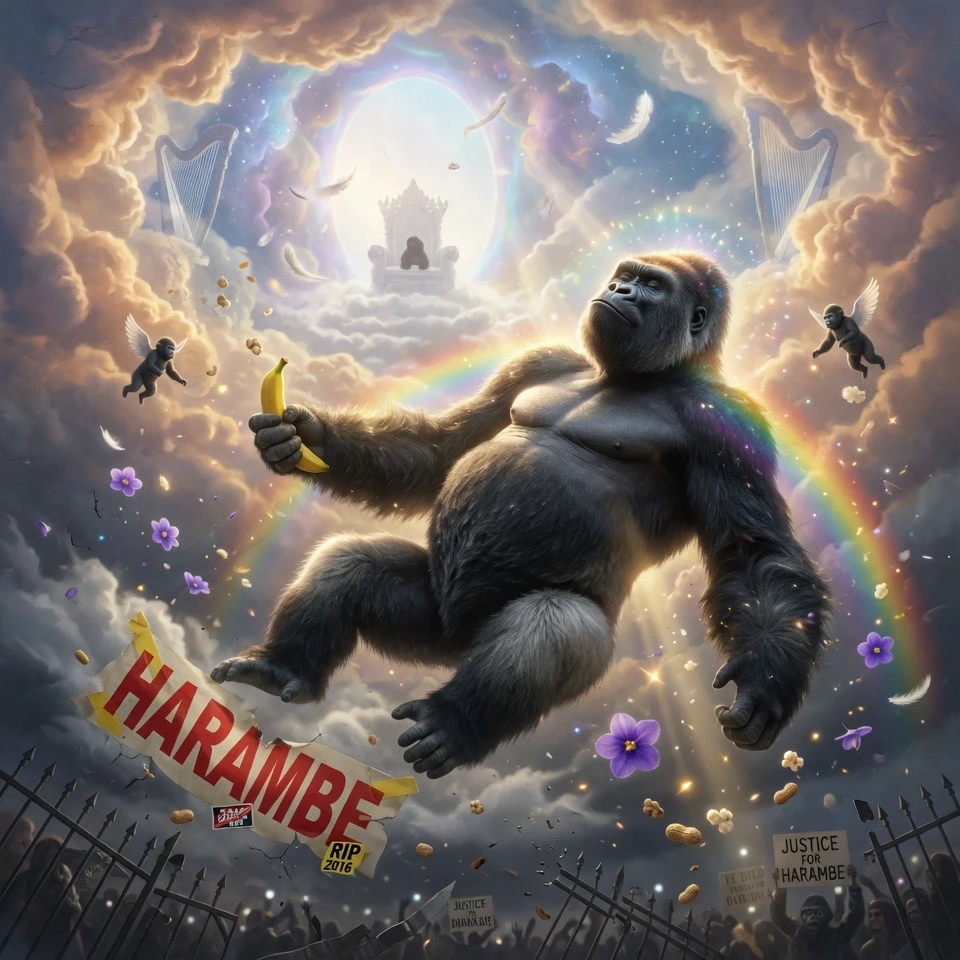 White House Harambe Memorial Ignites Gen Z Trump World Order Revolution