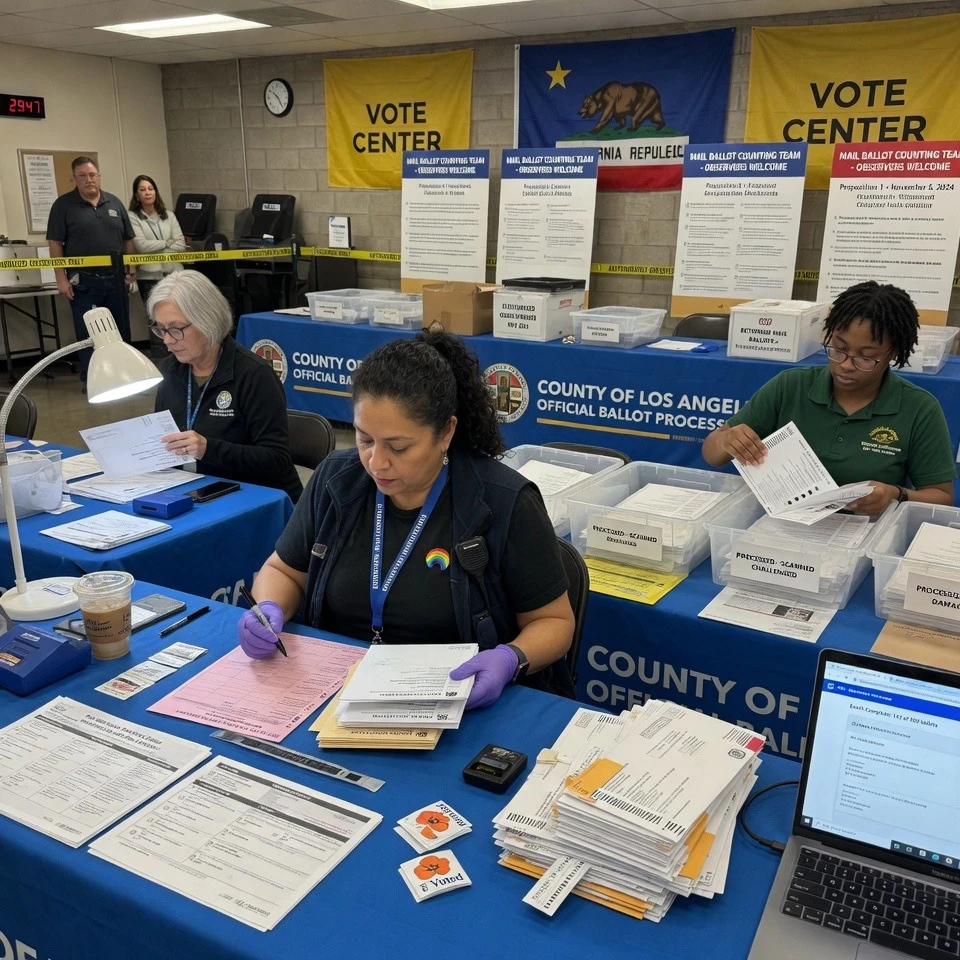 Silicon Valley Tech Handles Trillions But Slow California Vote Count