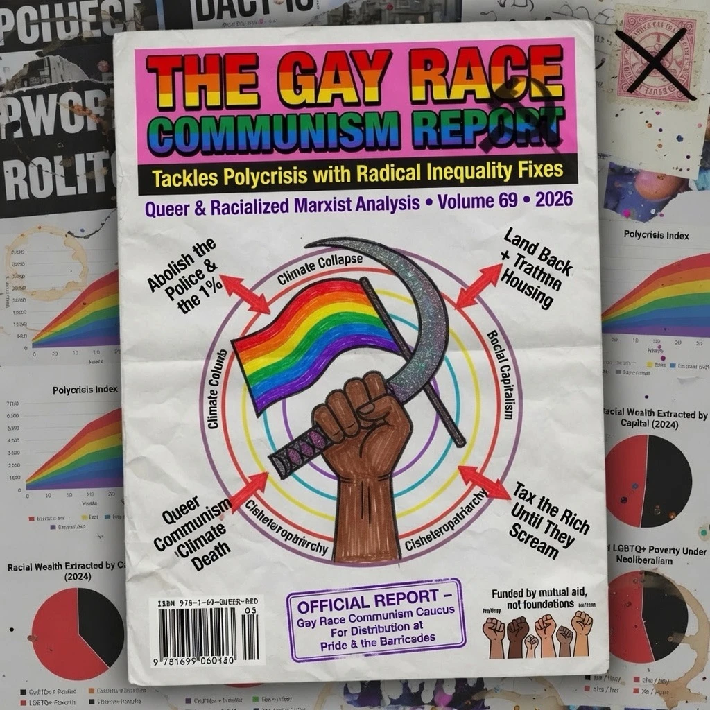 WIL's Gay Race Communism Report Tackles Polycrisis with Radical Inequality Fixes