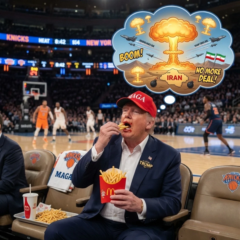 Trump Takes Knicks Break as U.S.-Iran War Hits 100 Days