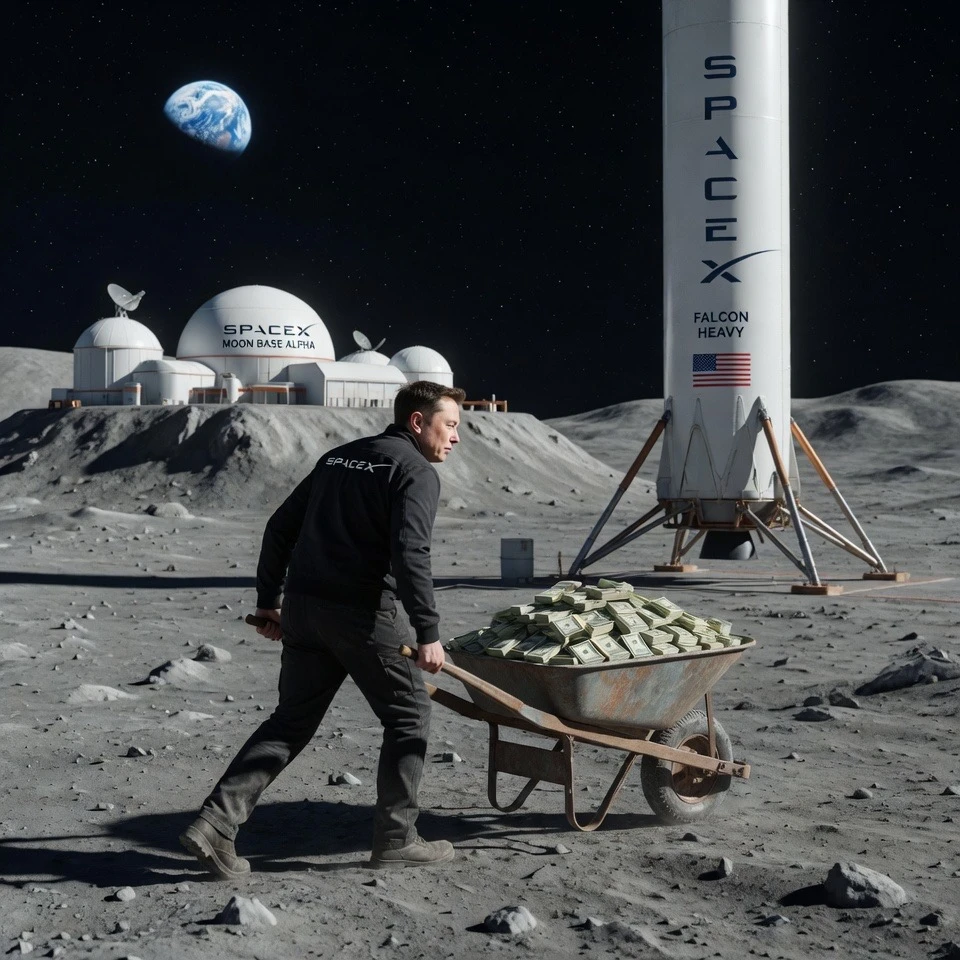 Angry Elites Rage as Musk Perches on Trillion Dollar Bills