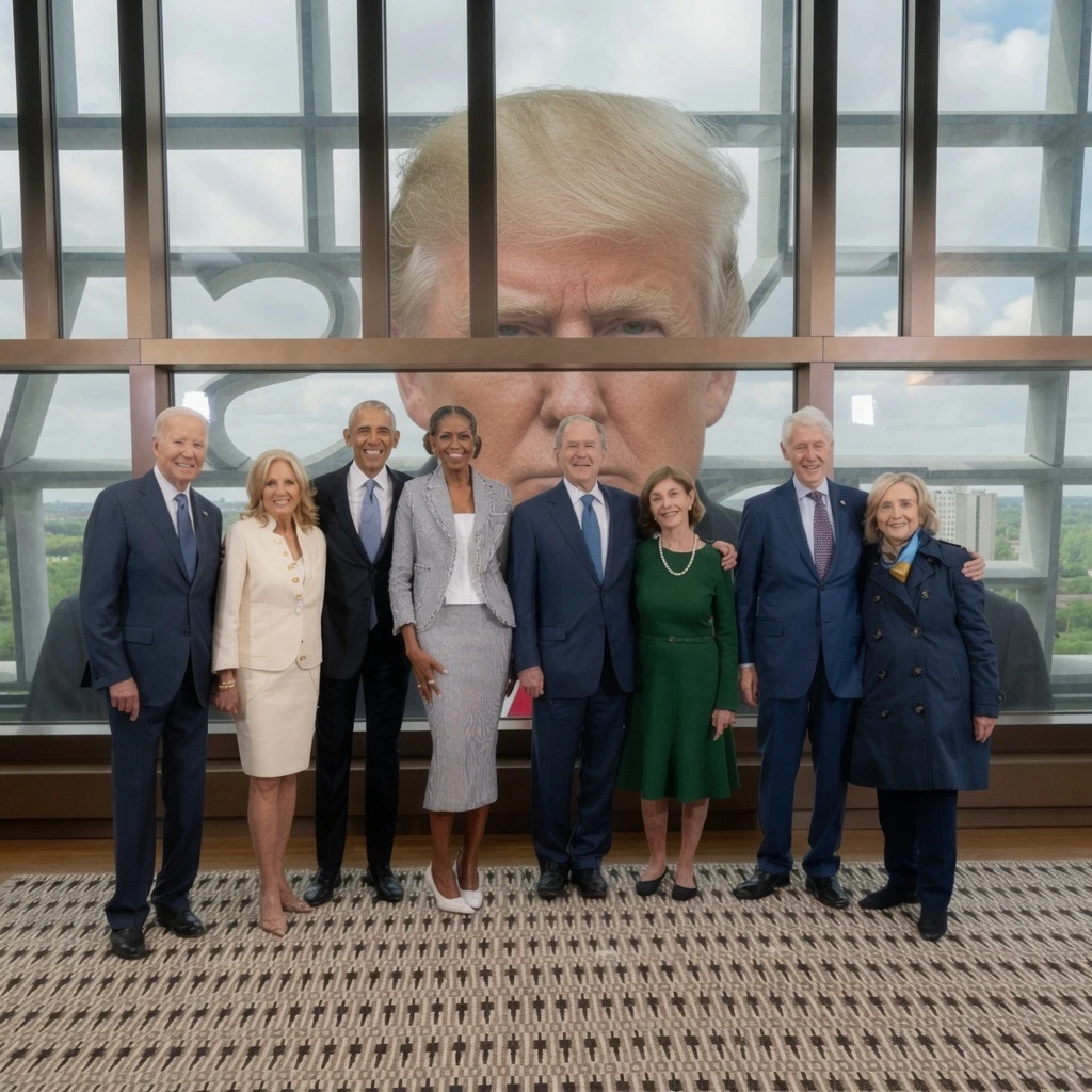 Obama’s Brutalist Library Photo Ignites Shocking Memes and Defamatory X Firestorm