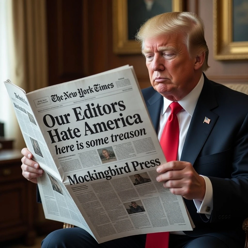 Trump Slams NYT Treasonous Iran Lies in Billion-Dollar Lawsuit