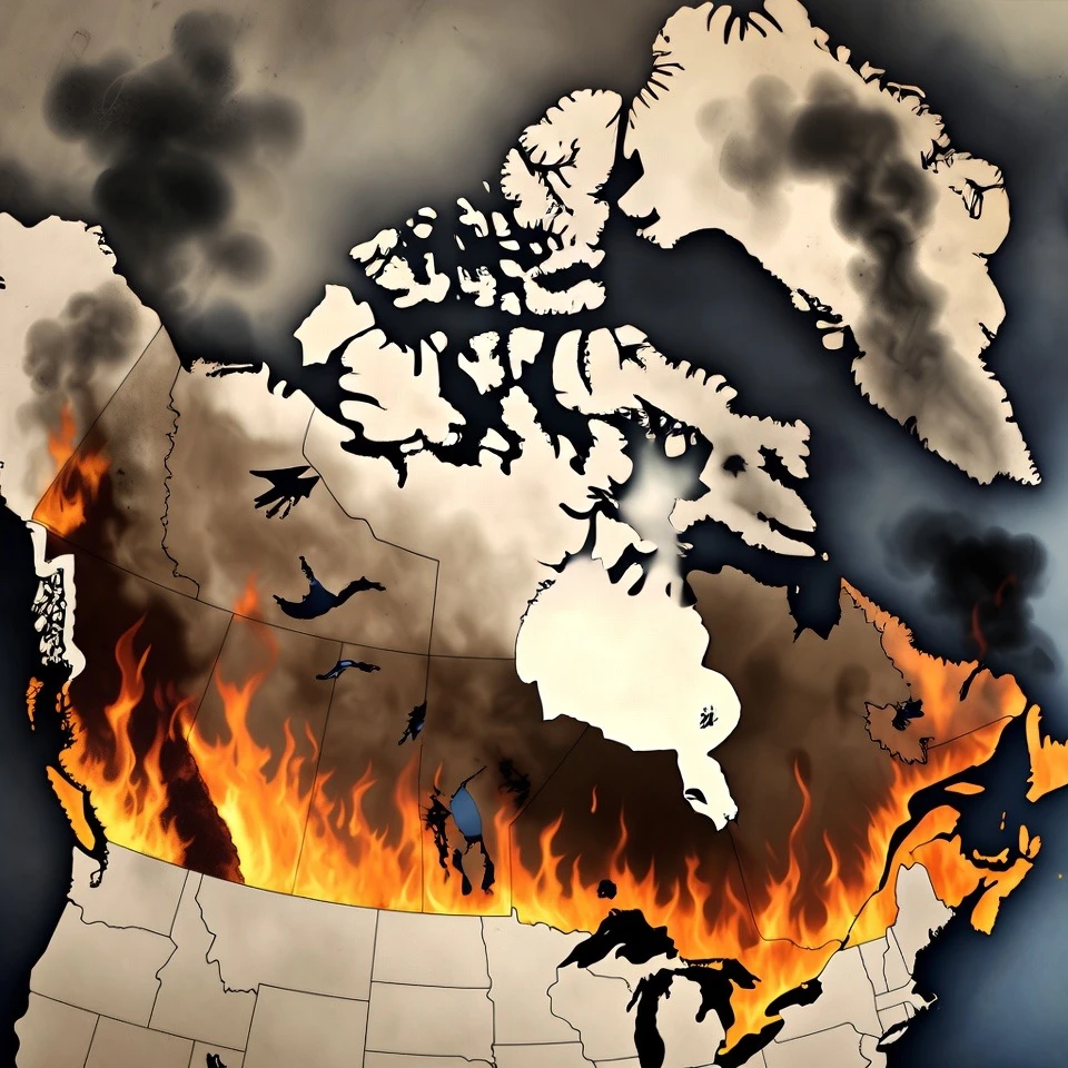 Canadian Wildfires Choke America: Integrate as 51st State Now