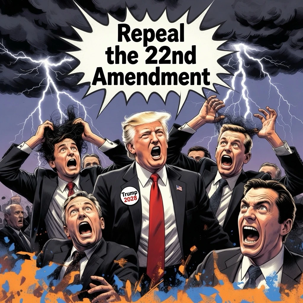 Trump Floods Truth Social with 2028 AI Images Defying Limits
