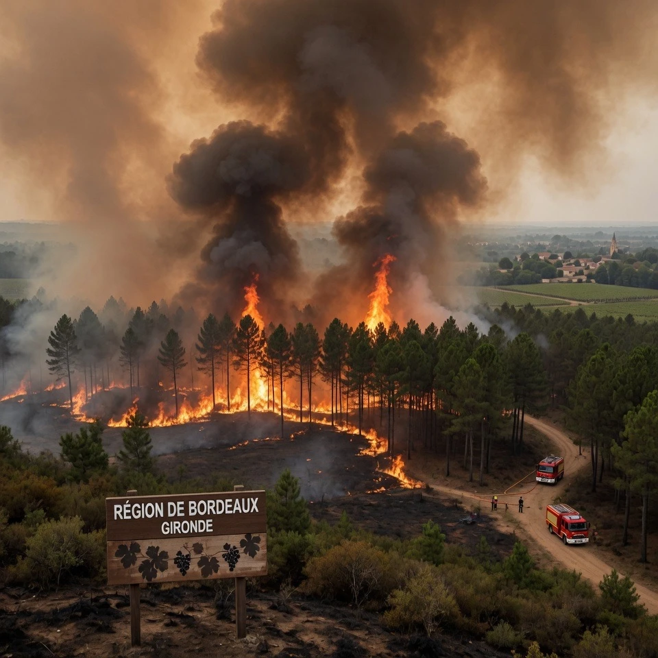 Wildfires Ravage Southwest France Forcing Evacuations Like Planned Terror Attacks