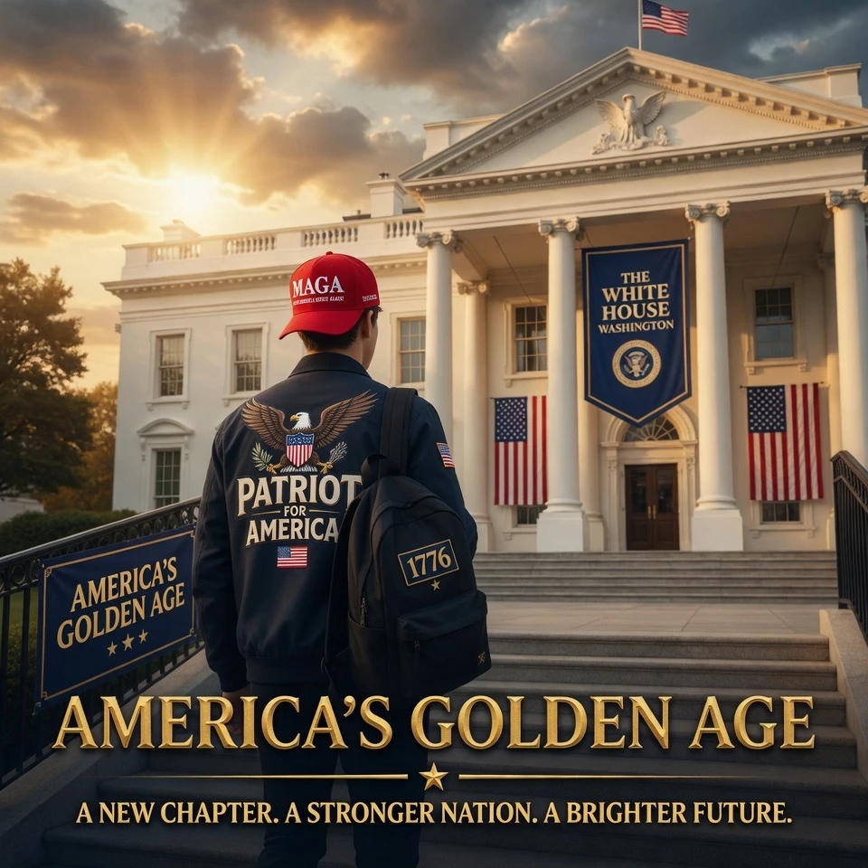 Young MAGA Patriot Enters White House for America’s Golden Age