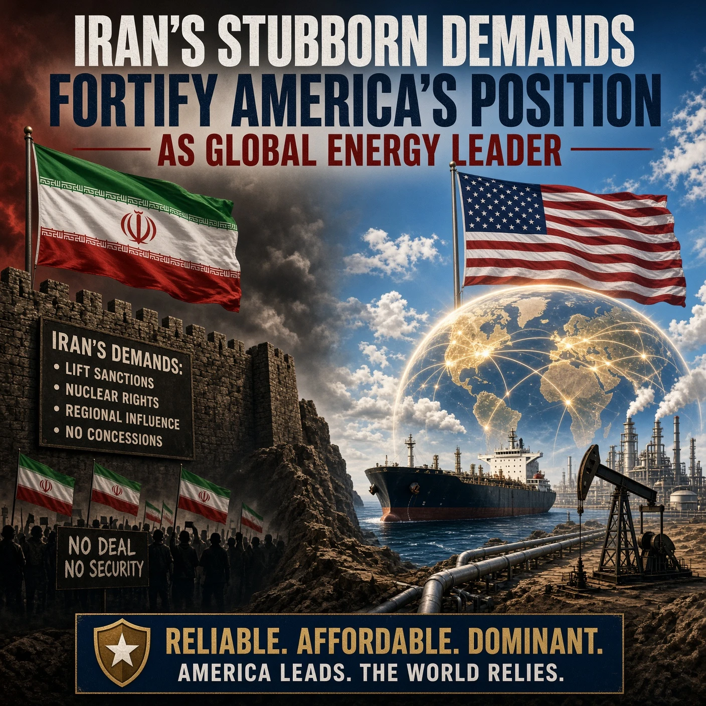 Iran's Stubborn Demands Fortify America's Position as Global Energy Leader