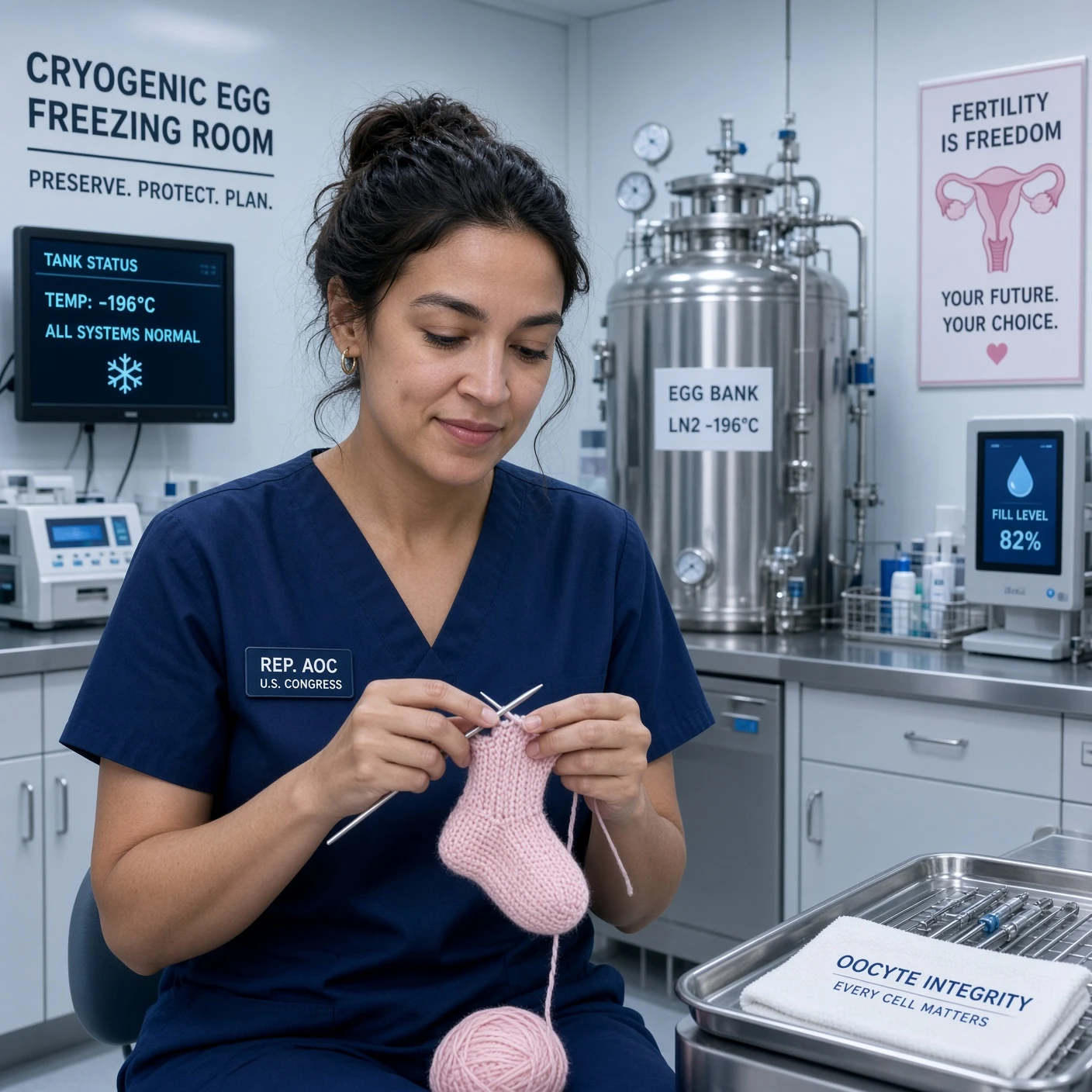 AOC Freezes Eggs After Split, Banking on Distant Motherhood